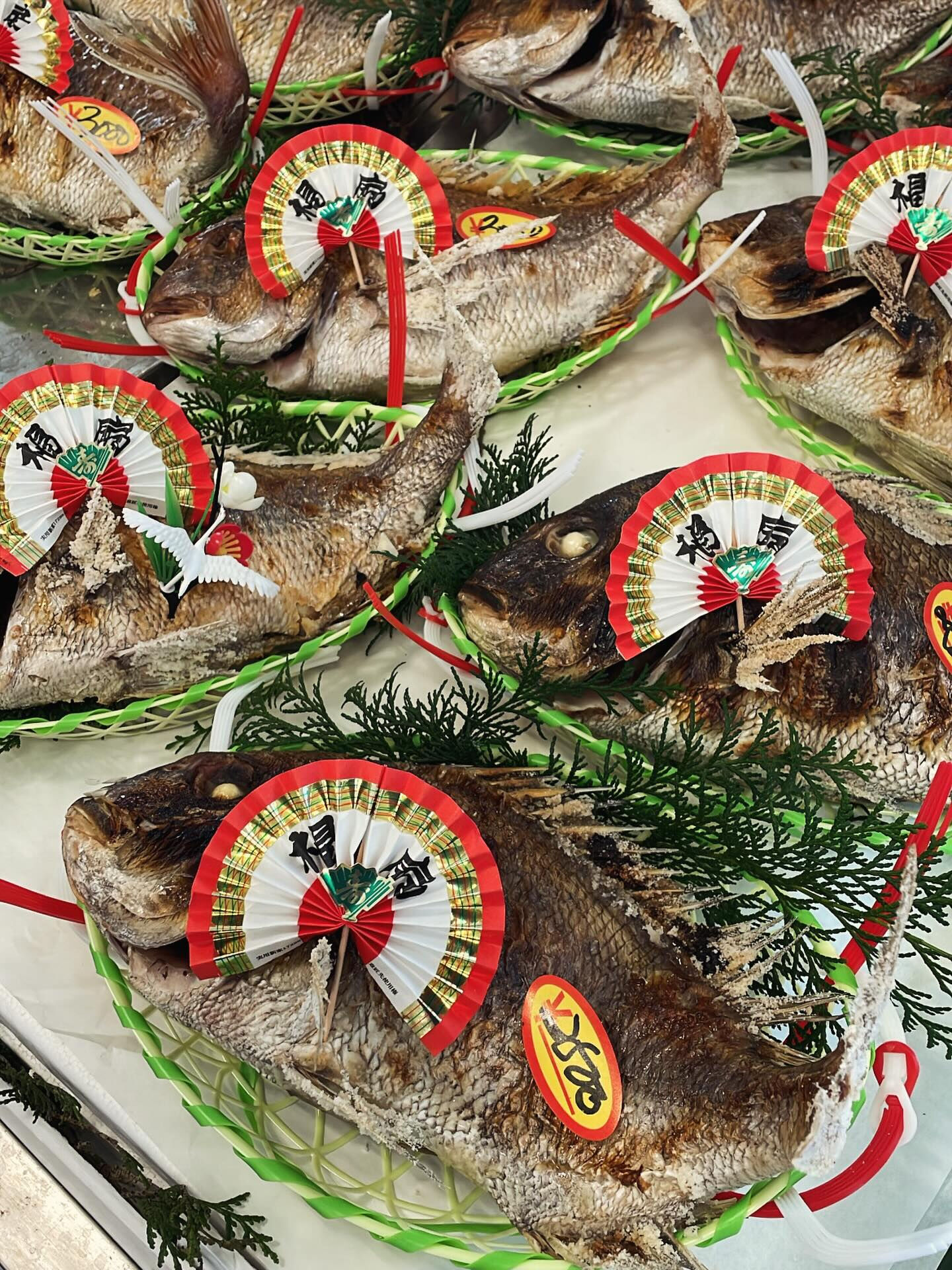 🎍🐟 お祝いに欠かせない一尾！焼き鯛 🐟🎍