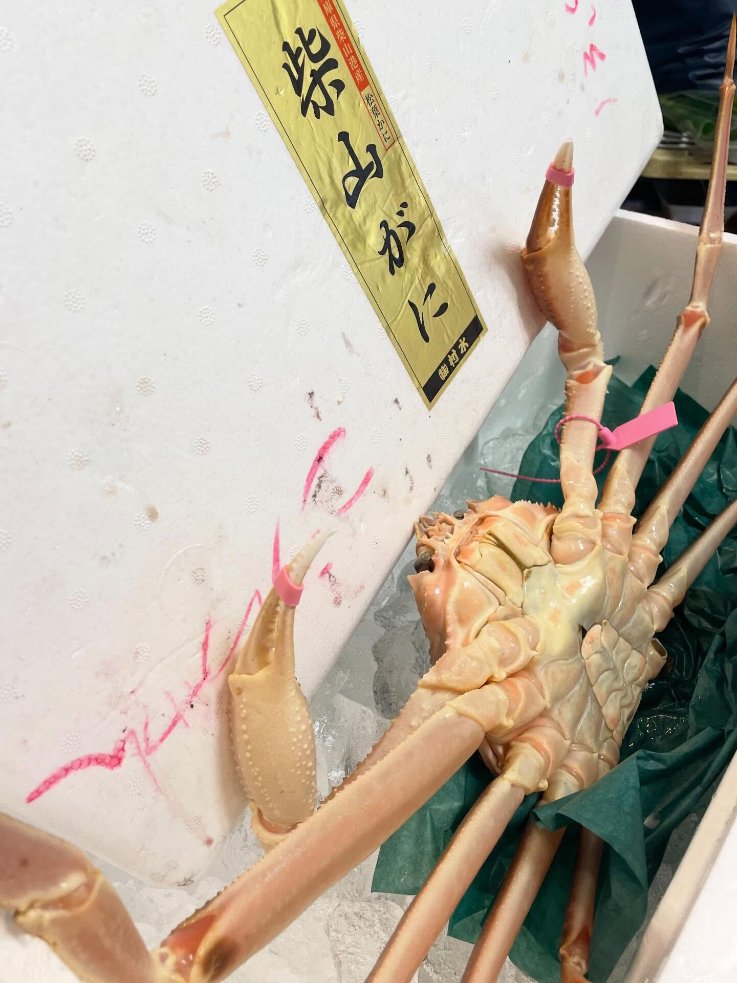 🦀✨柴山港水揚げ 特選 柴山カニ✨🦀